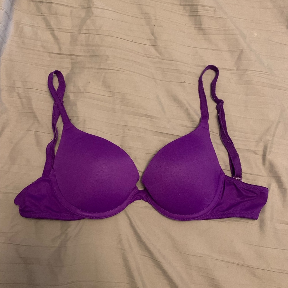 Purple Victoria’s Secret PINK push up bra